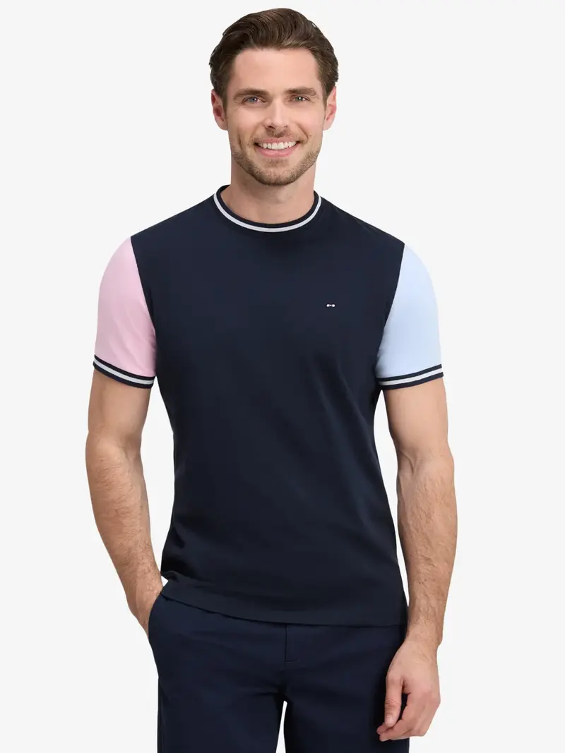 T-shirt Eden Park marine en coton