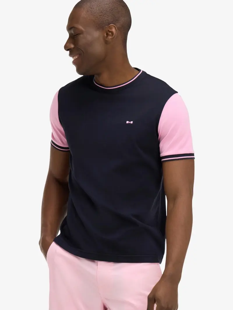 T-Shirt Eden Park marine en coton