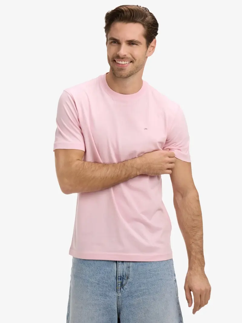 T-Shirt Eden Park rose en coton