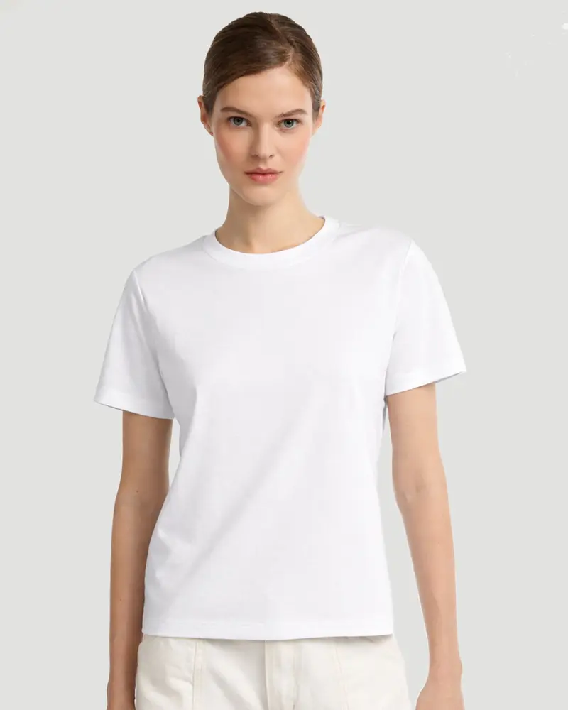 T-shirt en interlock coton soie