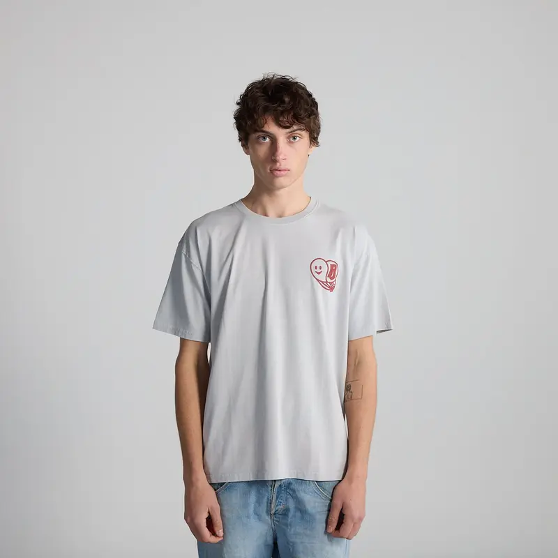 T-shirt Escargot Washed Grey
