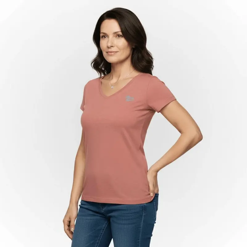 T-shirt femme rose