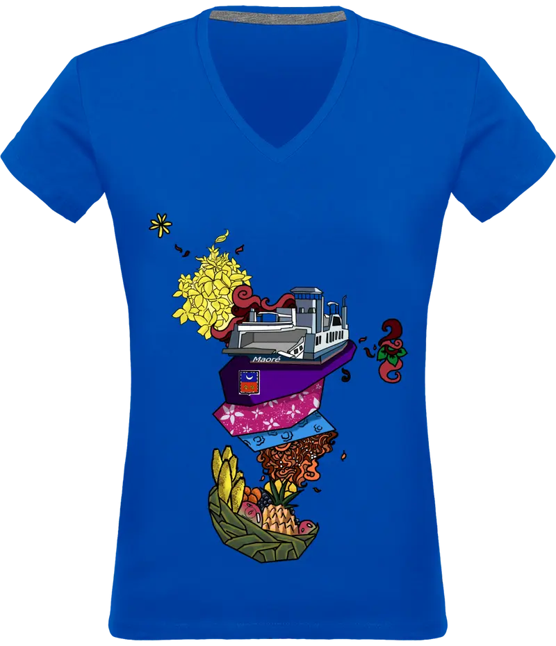 T-shirt Femme Tropikal Mayotte