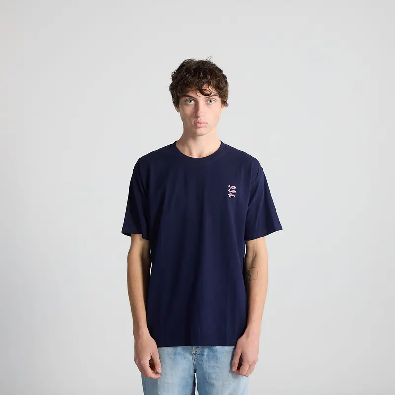 T-shirt Gianni Coton piquet Navy