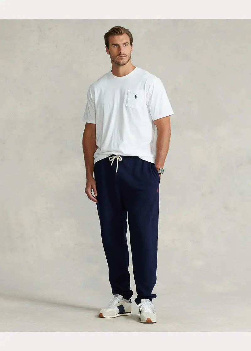 T-Shirt grande taille Ralph Lauren blanc en jersey de coton