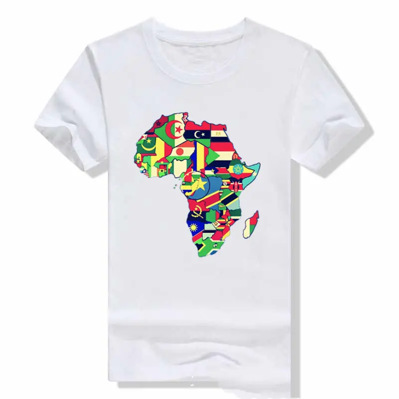 T-shirt homme et femme en modal – col rond, manches courtes, imprimé géométrique