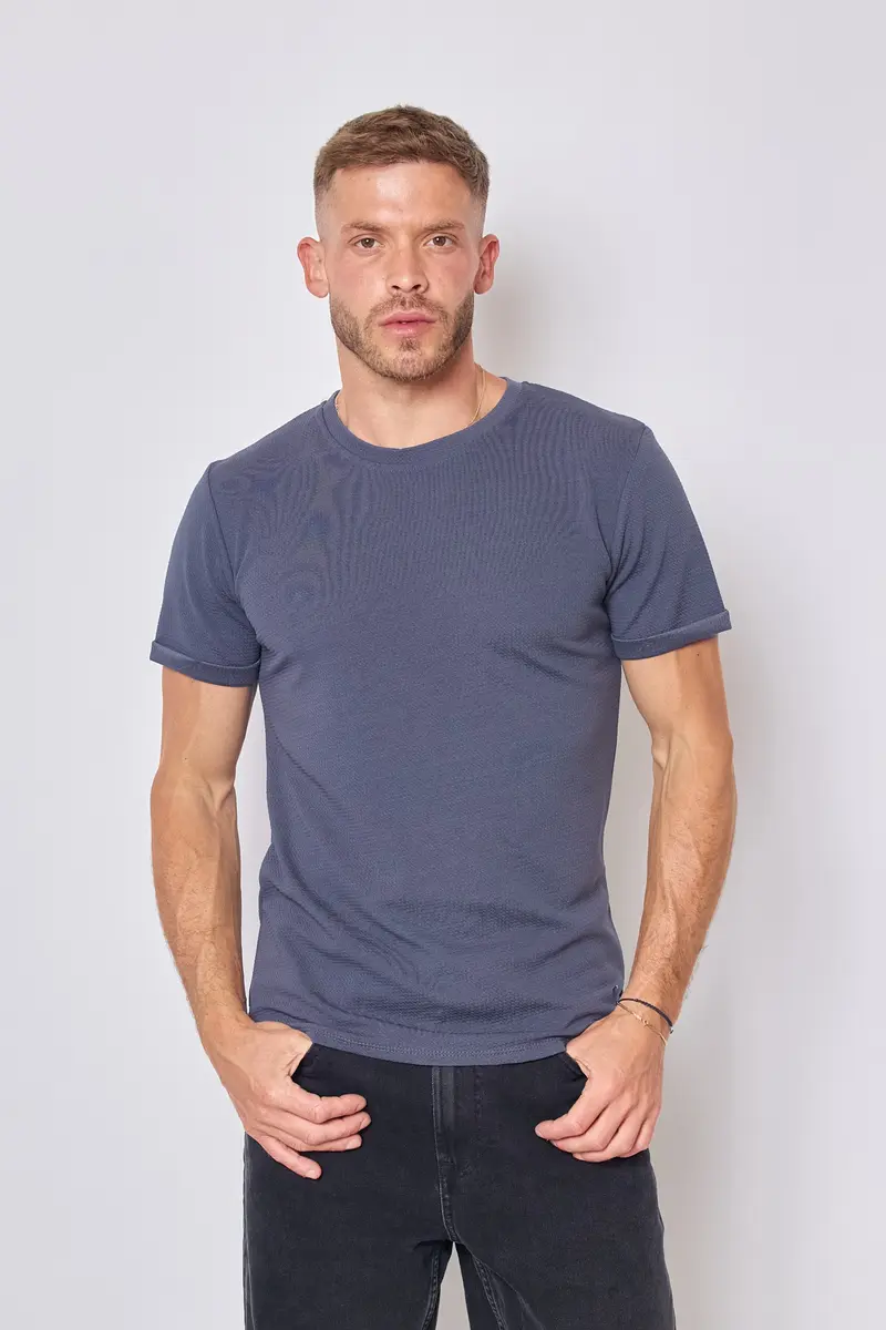 T-shirt Homme GRIS Cintré