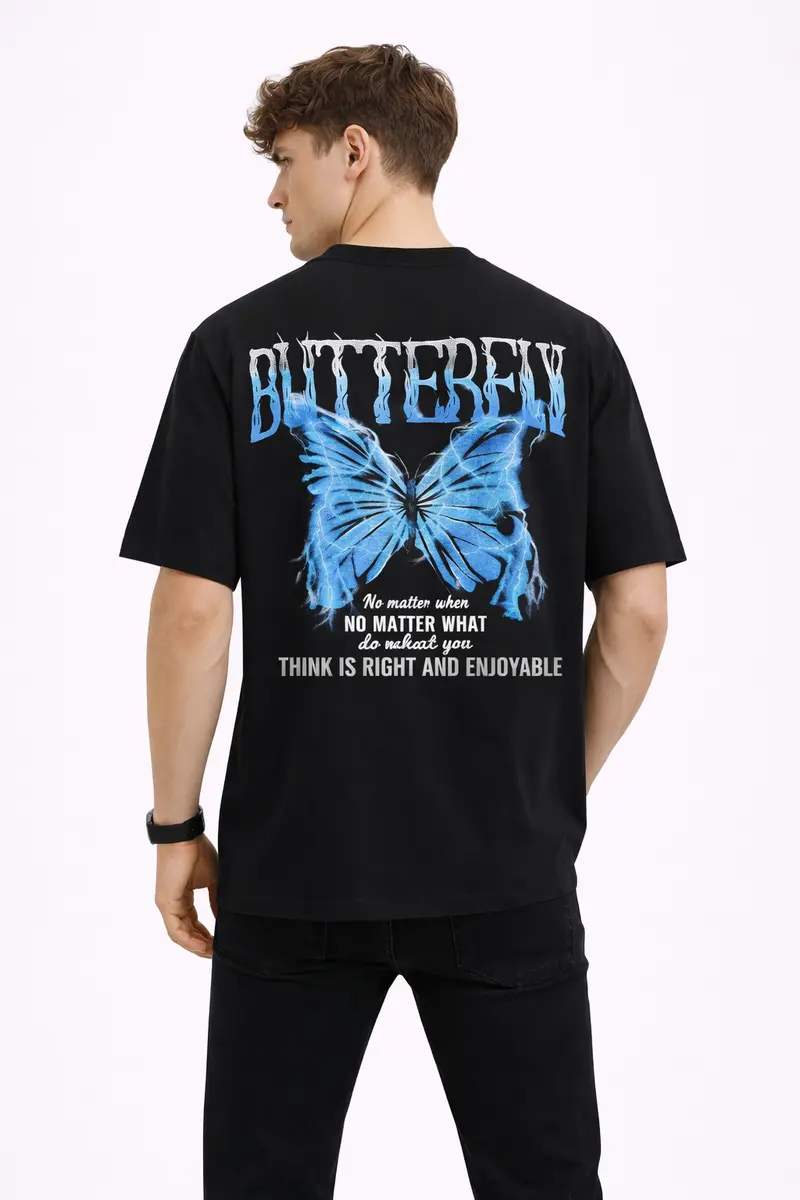 T-shirt Homme Imprimé noir