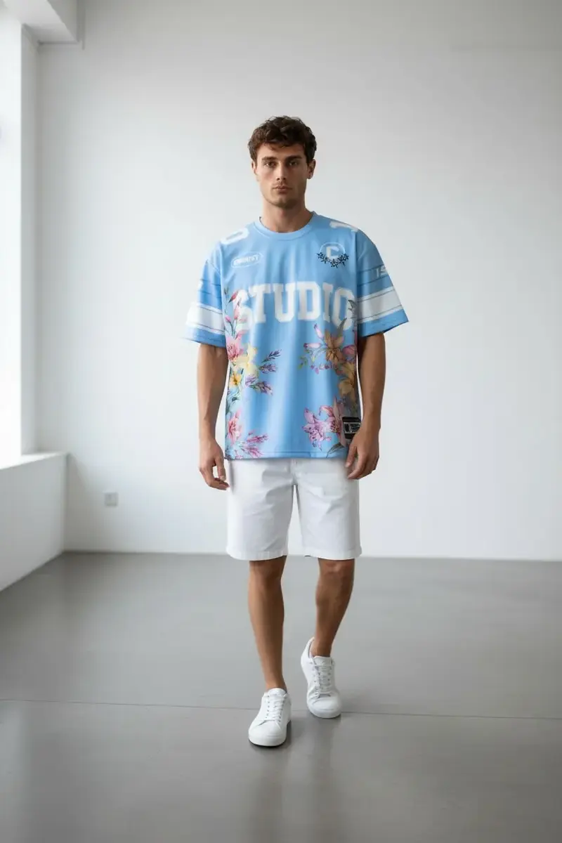 T-shirt Homme Studio Flowers – édition sport street