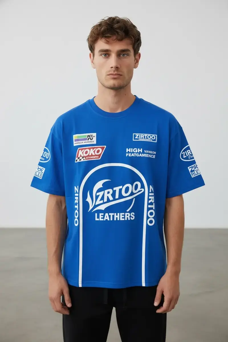 T-shirt Homme ZRTOO Leathers – inspiration racing