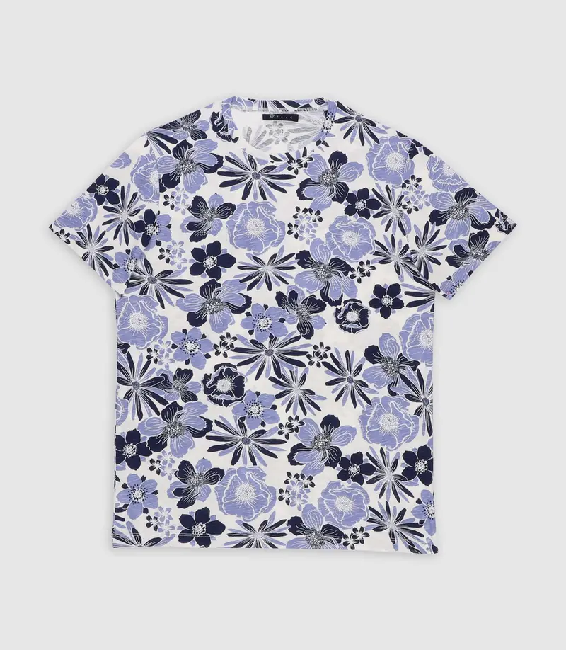 T-shirt imprimé blanc GUSTINOUT