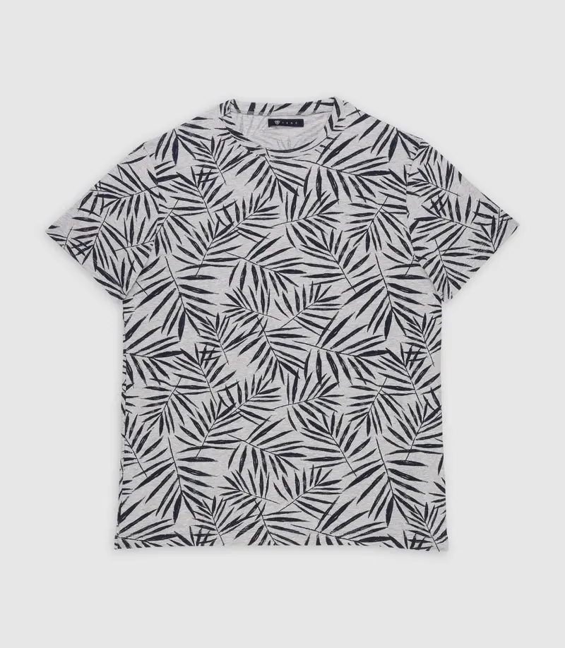 T-shirt imprimé gris GABINOUT