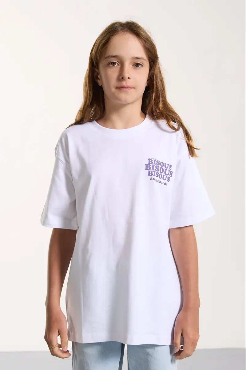 T-shirt Kids Grease White