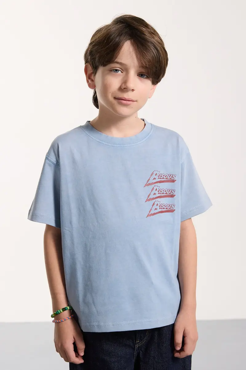 T-shirt Kids Zenith Light Blue