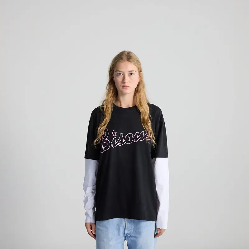 T-shirt LS Lounge Black