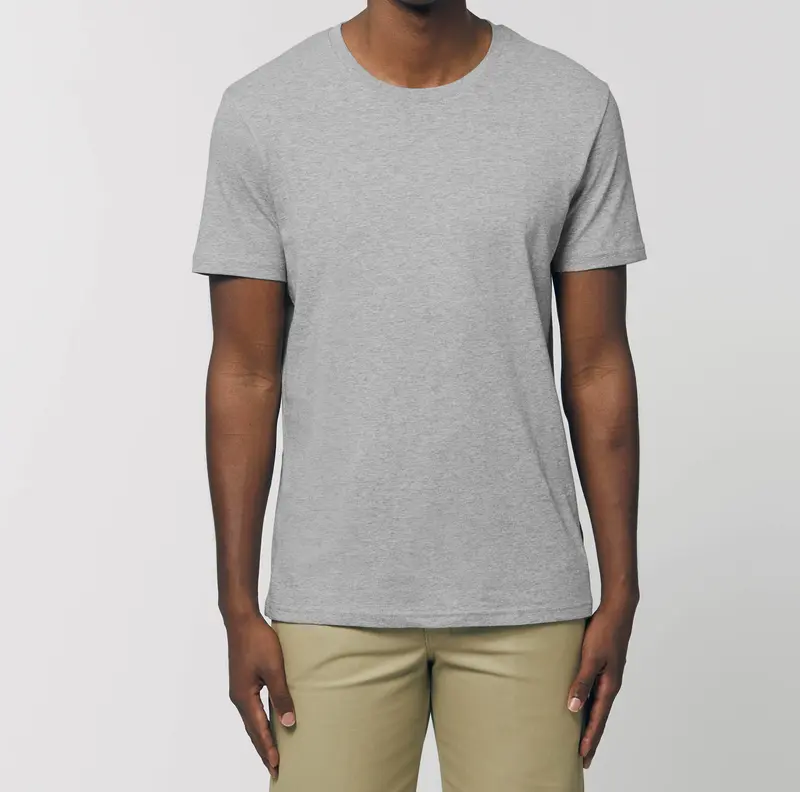 T-shirt manches courtes chiné Gris clair