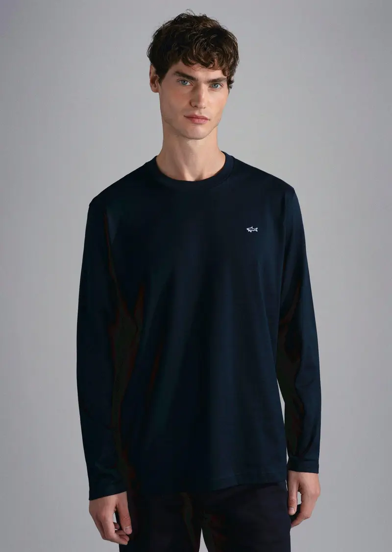 T-Shirt manches longues Paul & Shark marine