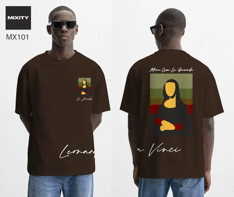 T-shirt MARRON