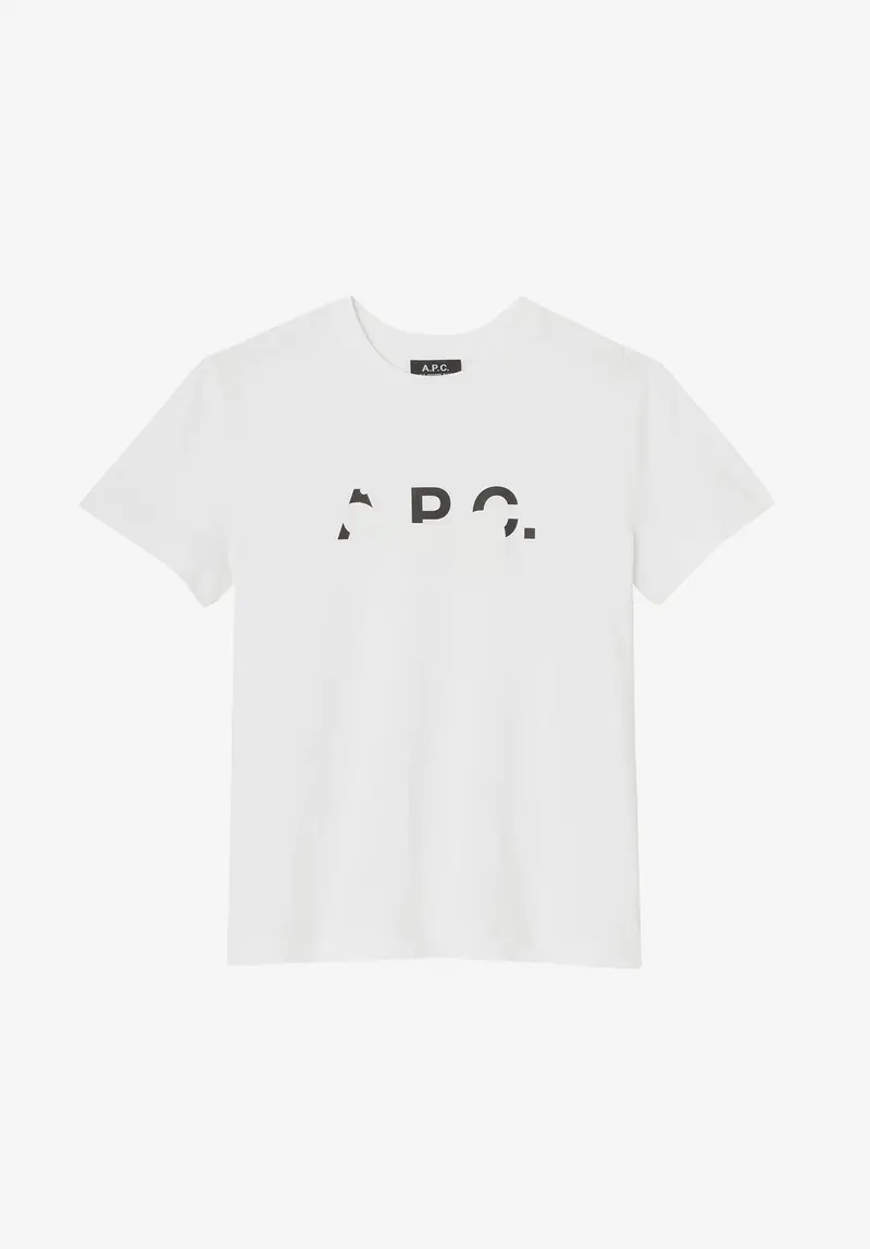 T-Shirt mit weißen Flecken