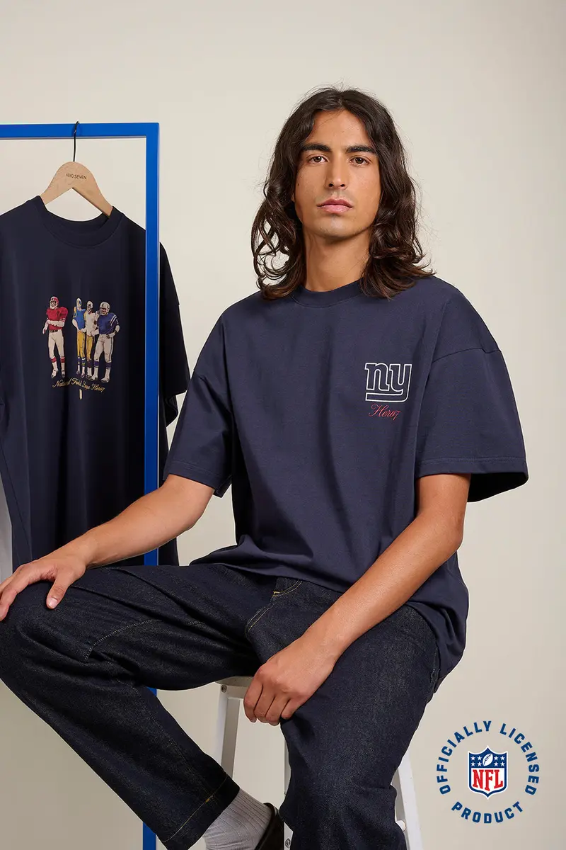 T-SHIRT NY GIANTS - NAVY