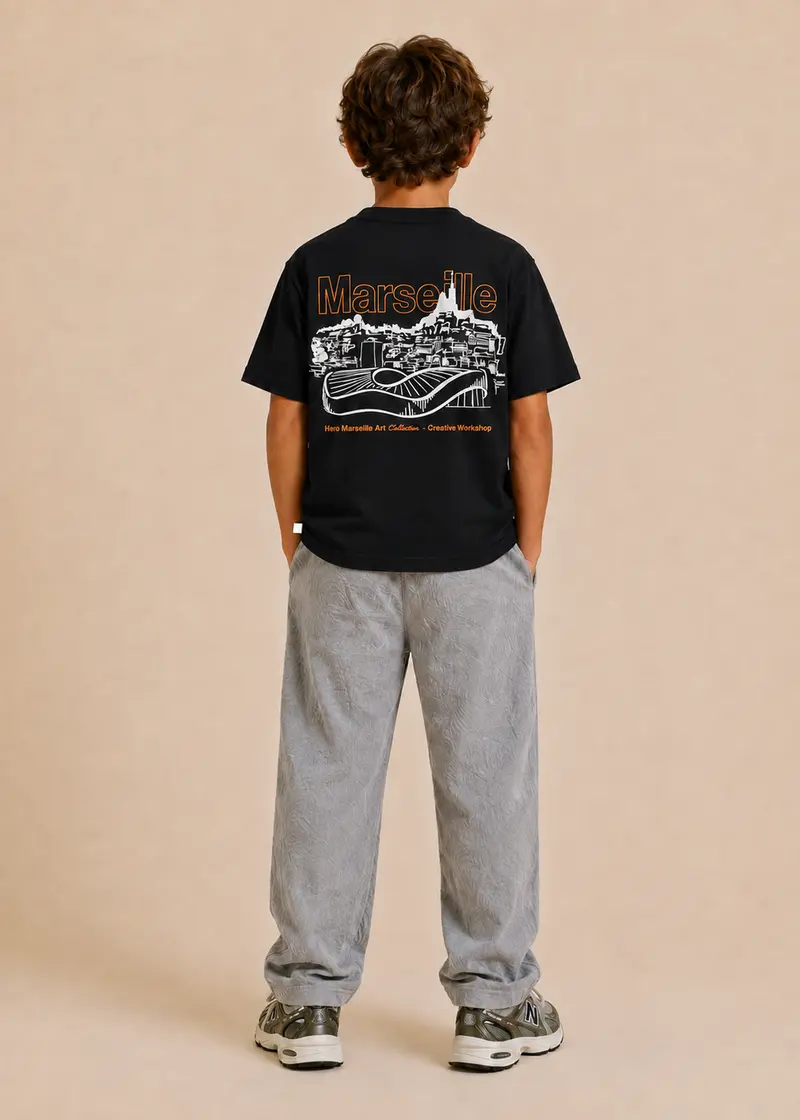 T-SHIRT OLYMPIC TEE KID - BLACK
