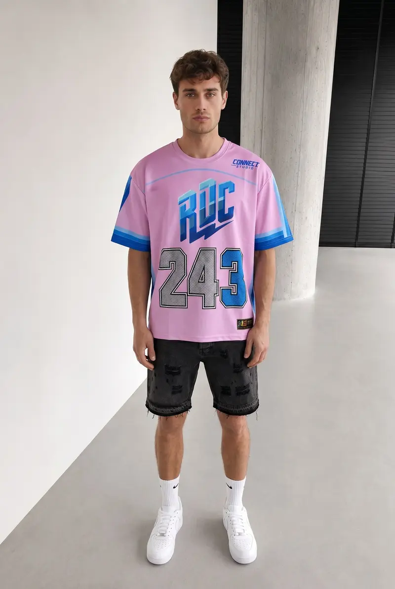 T-shirt Oversize RDC 243 — Les Léopards Edition
