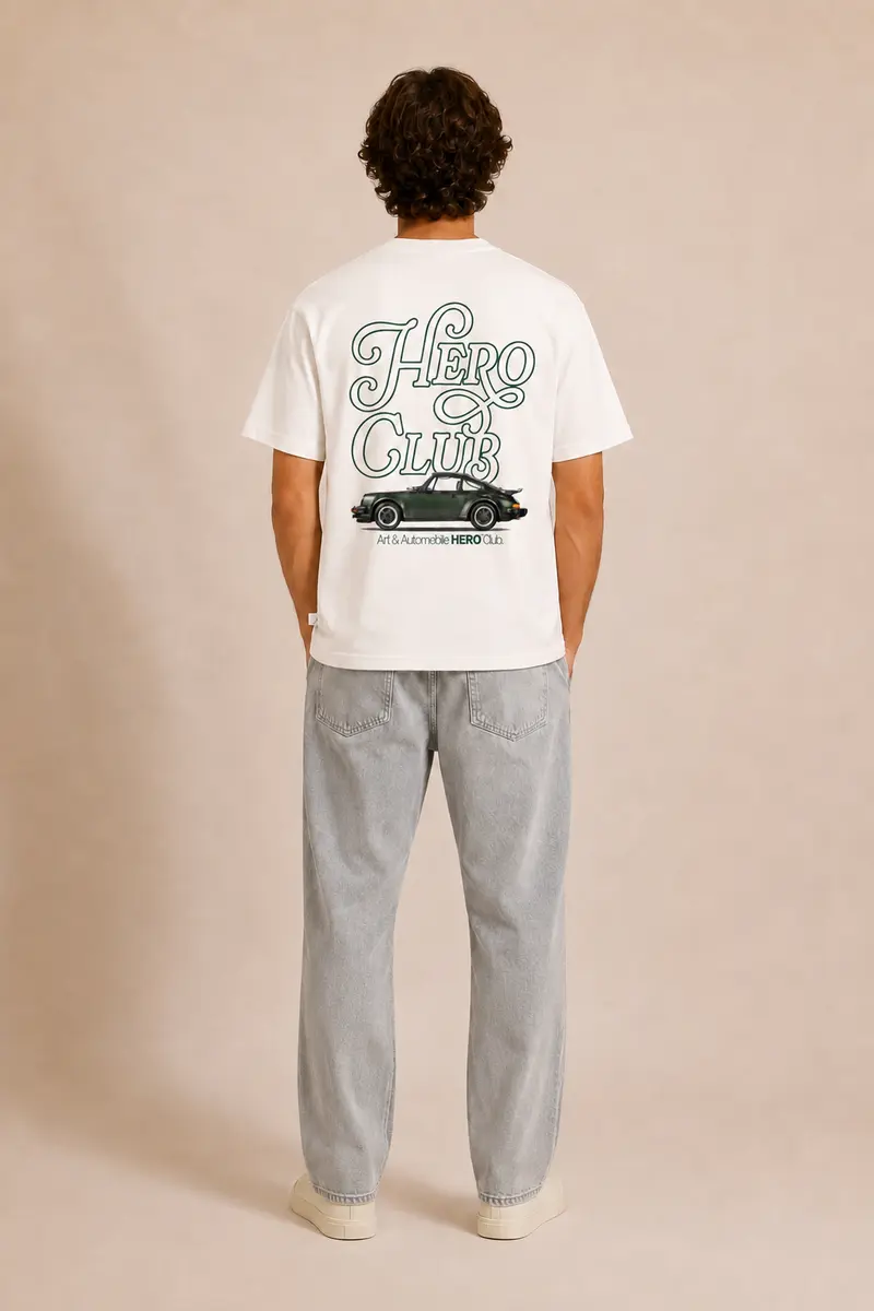 T-SHIRT P911 TEE - OFF WHITE