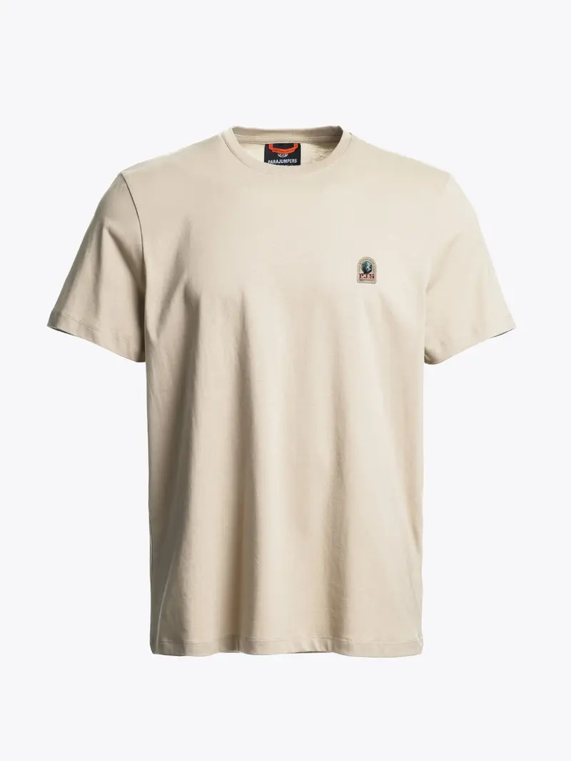 T-Shirt Parajumpers Patch - Beige
