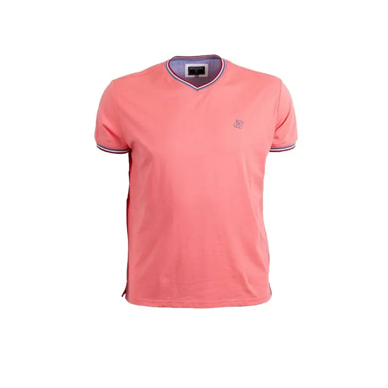 T-shirt rose col V