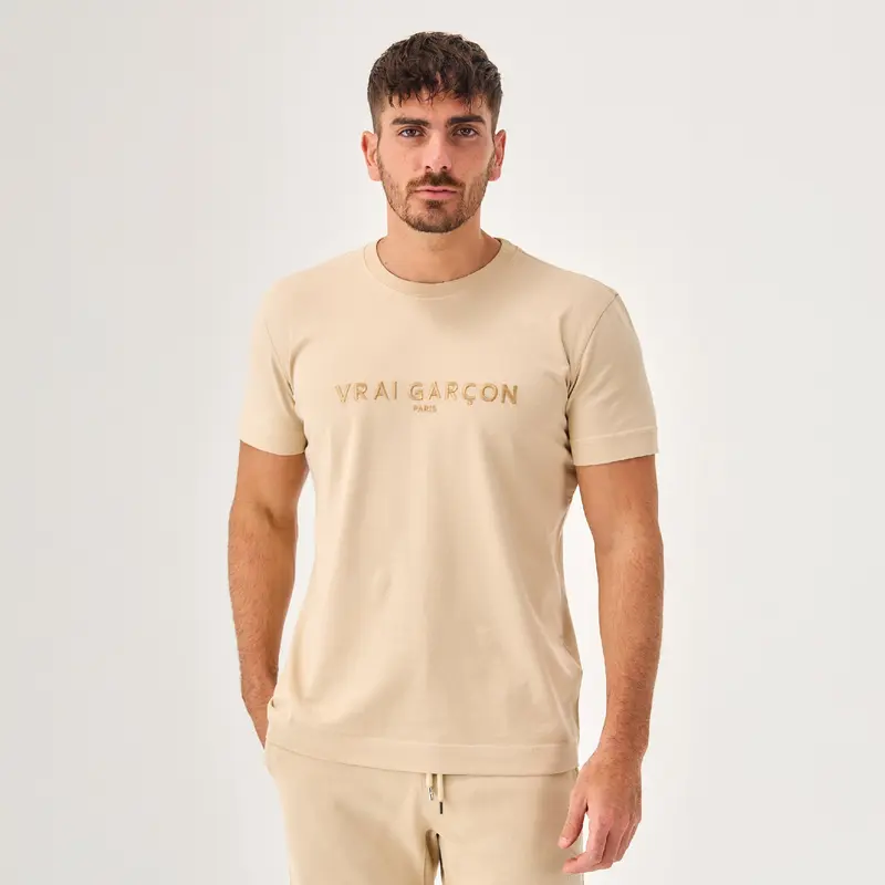 T-SHIRT SCULPTURA BEIGE