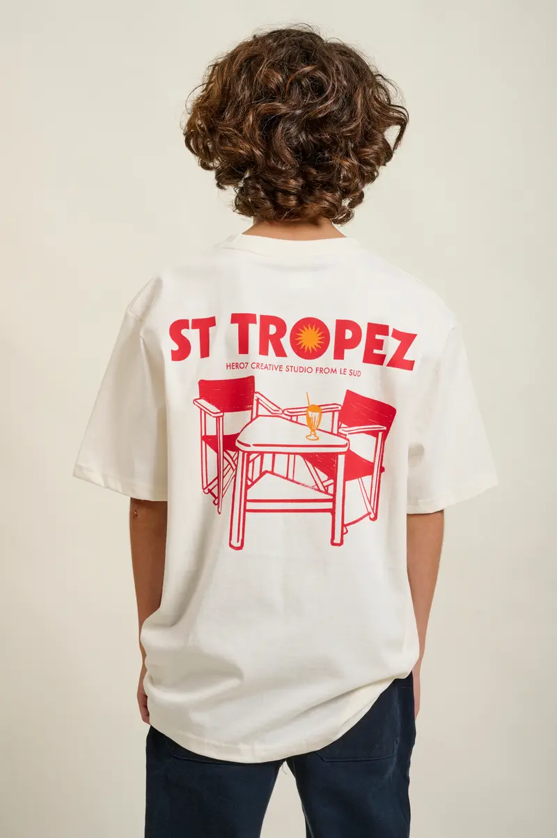 T-SHIRT SENEQUIER TEE KID - OFF WHITE