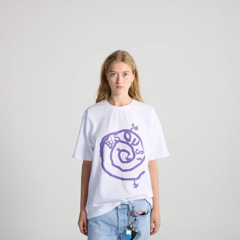 T-shirt Spiral White