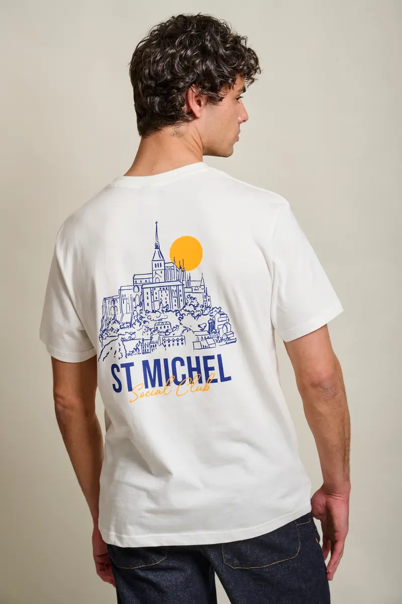 T-SHIRT ST MICHEL - OFF WHITE