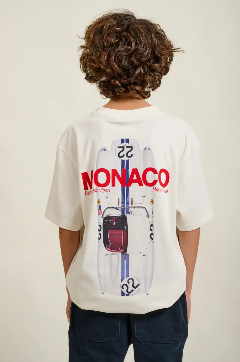T-SHIRT TESTAROSSA KID - OFF WHITE