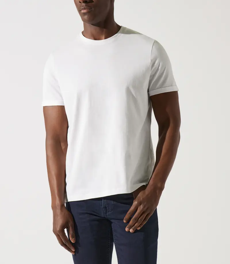 T-shirt uni blanc GINO