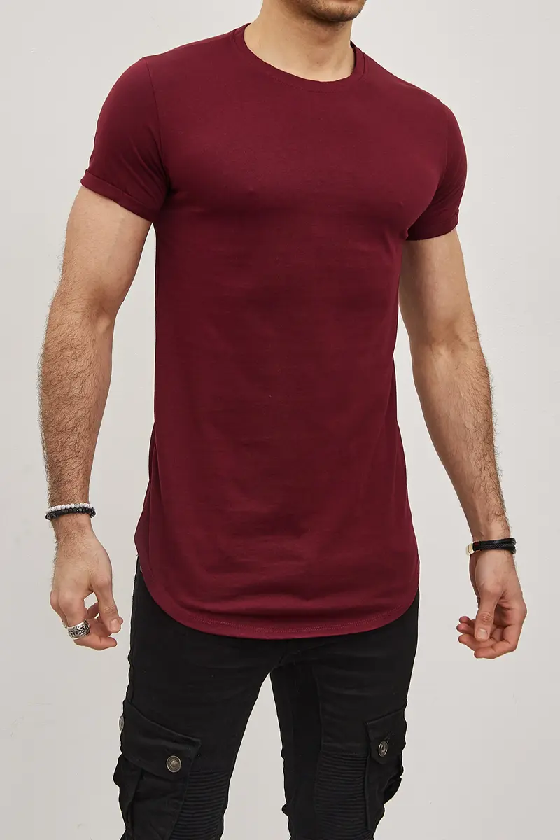 T-shirt Uni  Homme – Slim Fit Moderne