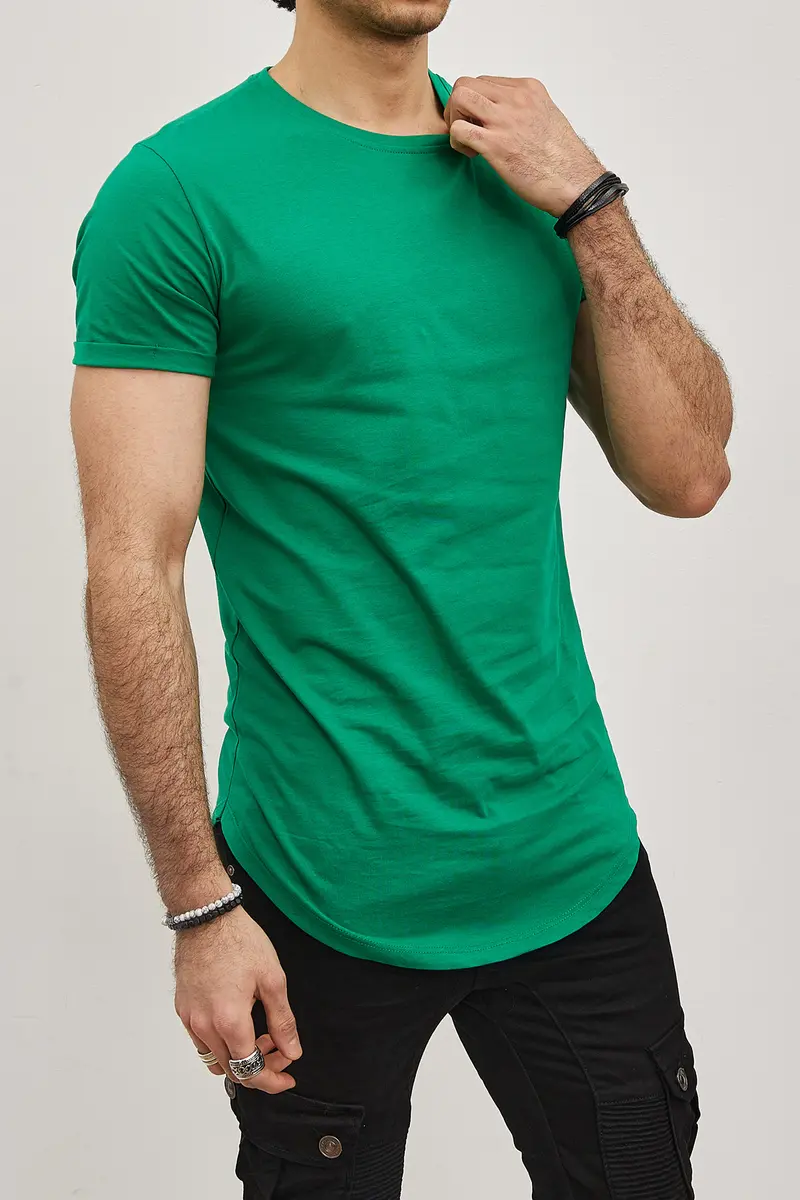 T-shirt Uni  Homme – Slim Fit Moderne