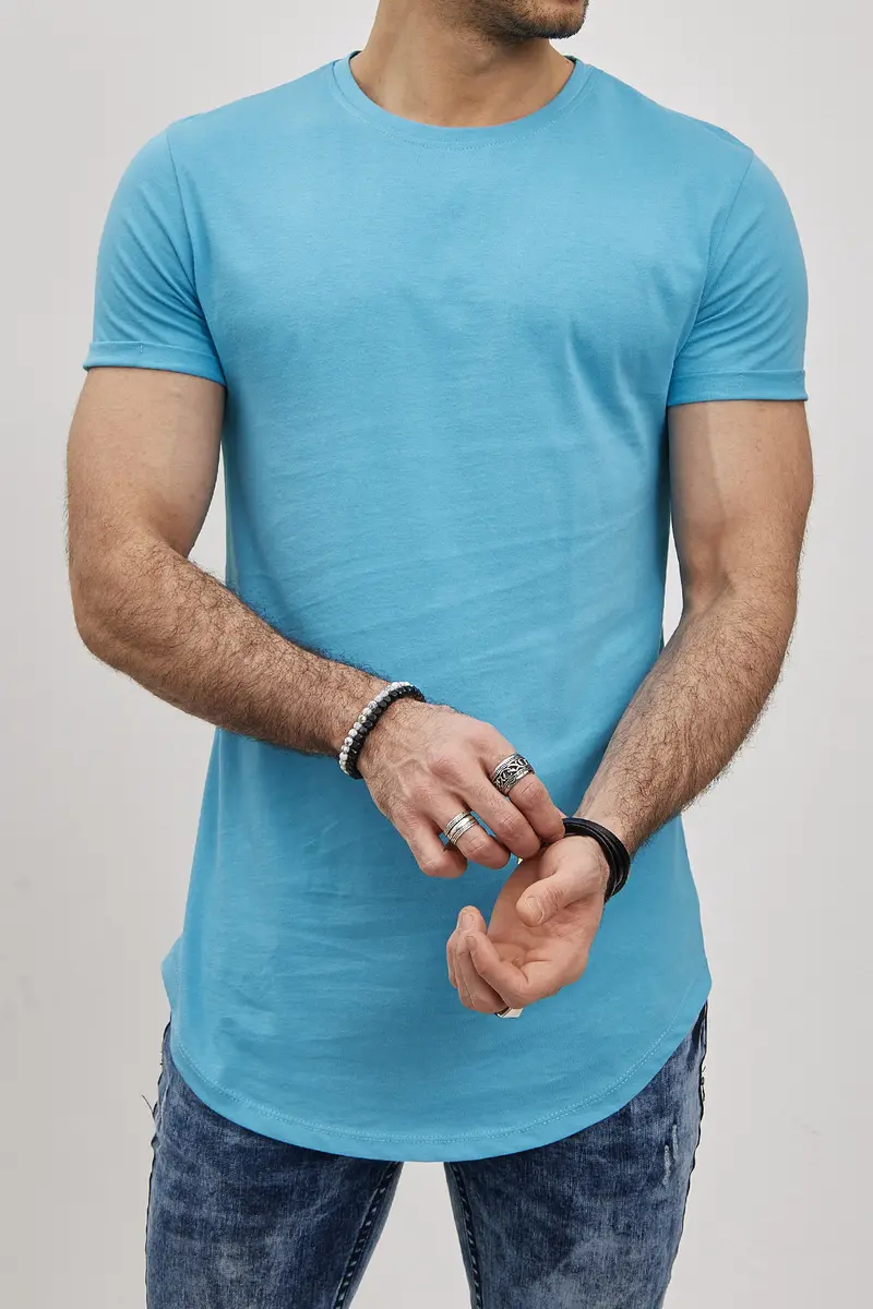 T-shirt Uni  Homme – Slim Fit Moderne