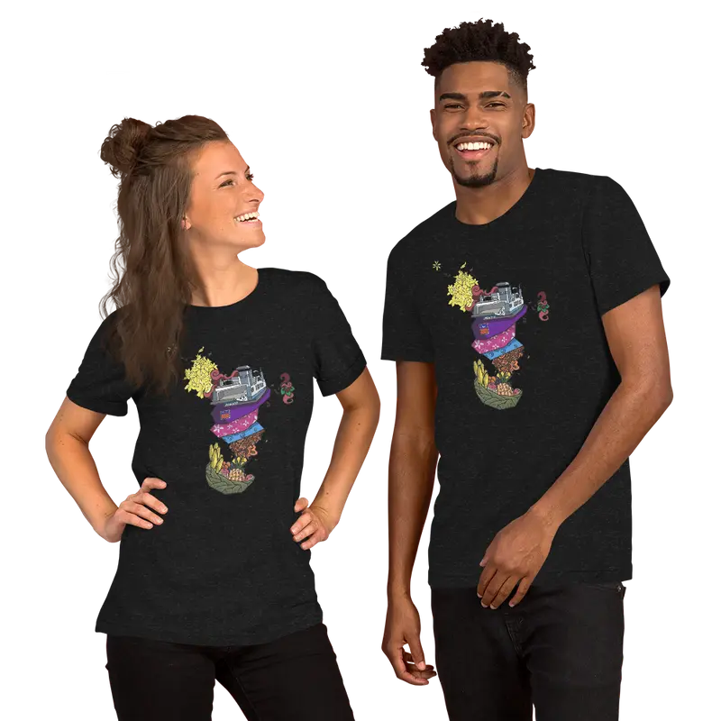 T-shirt Unisexe Mayotte Tropikal