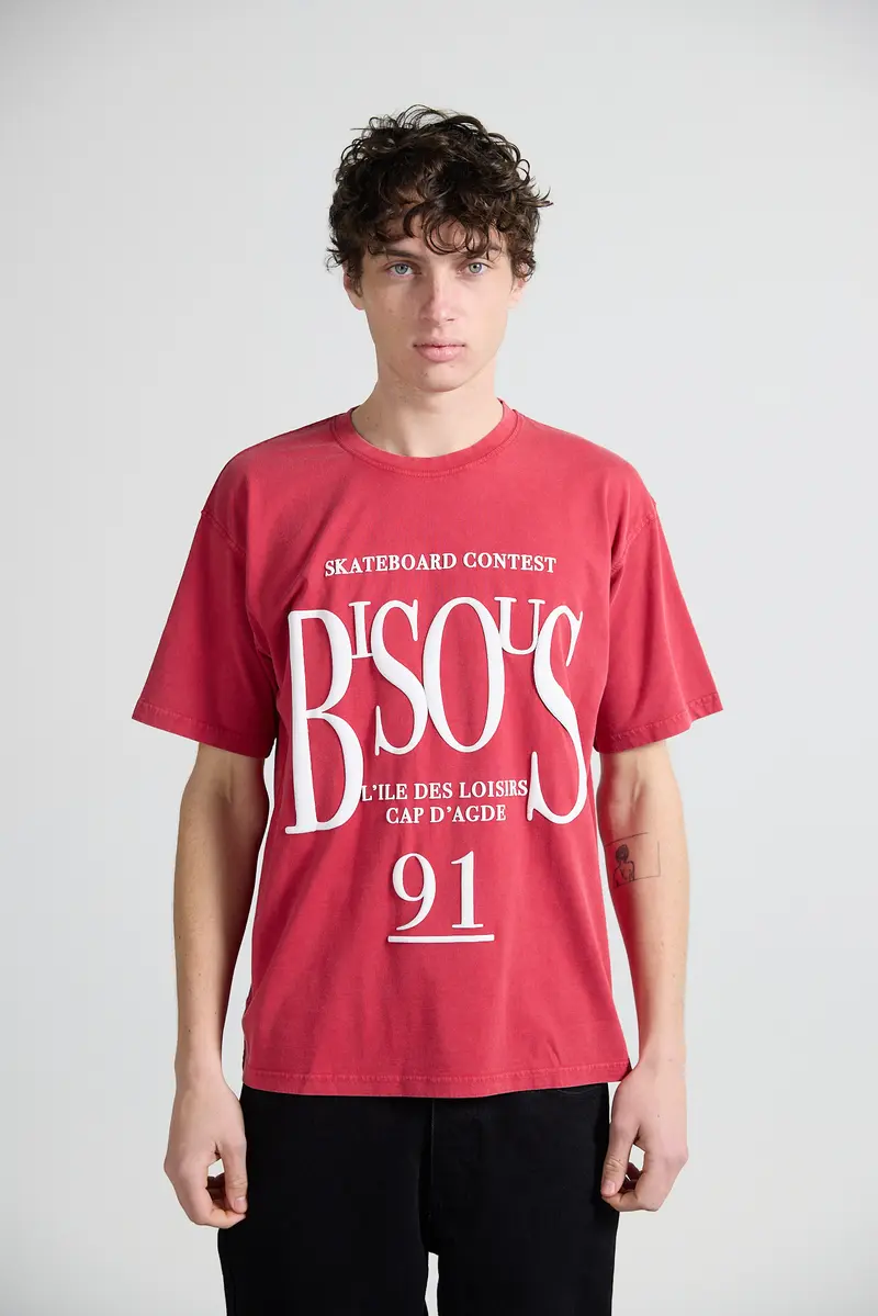 T-shirts Cannes Harvard Red