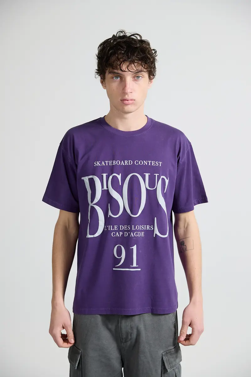T-shirts Cannes Purple