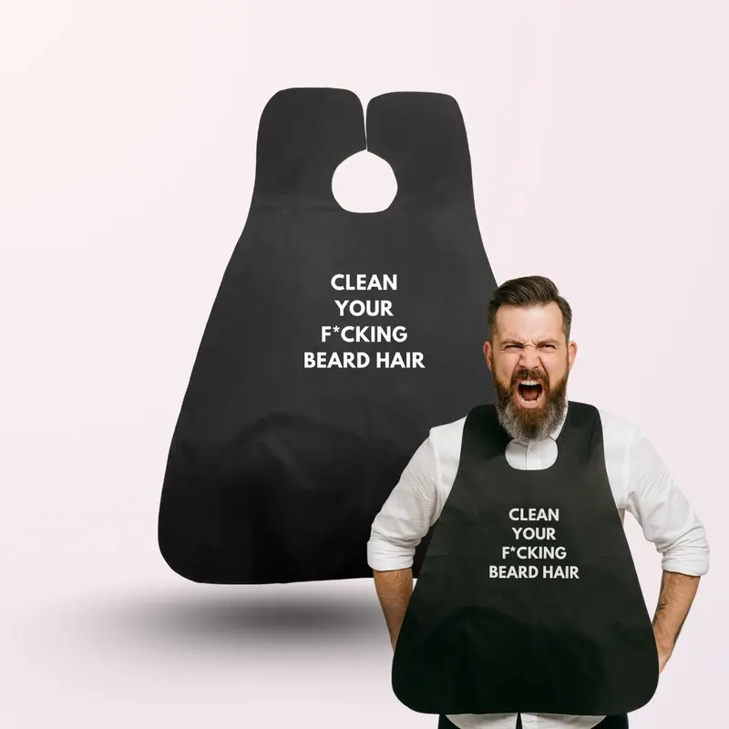 Tablier de barbe "Clean your F*cking Beard Hair"
