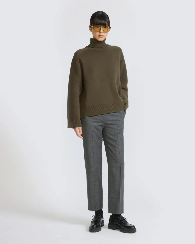 Tailoring cashmere wool suit pants