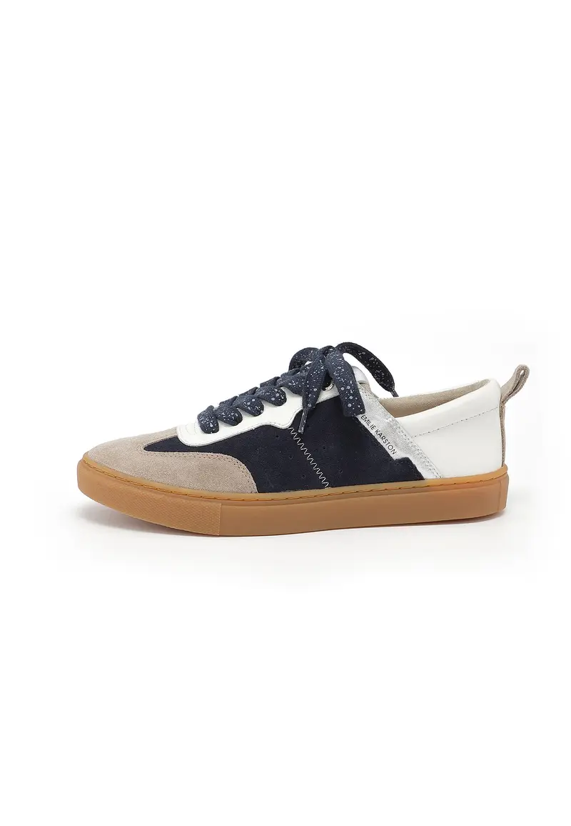 TAIS - Baskets en cuir Marine