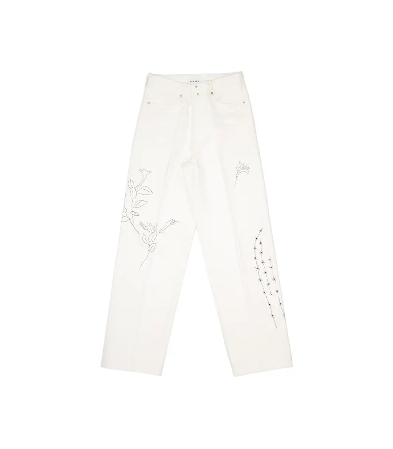 Tanaka Embroidered Jean Trousers