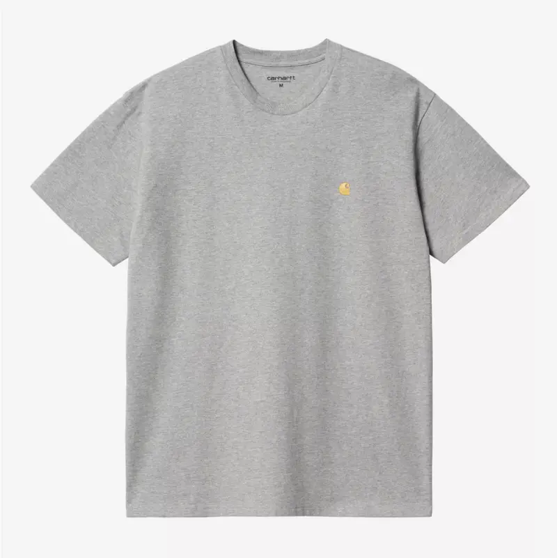 Tee shirt Carhartt WIP en jersey de coton épais gris