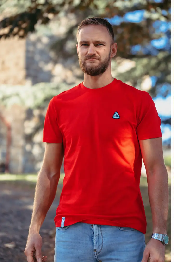 Tee-shirt classique rouge