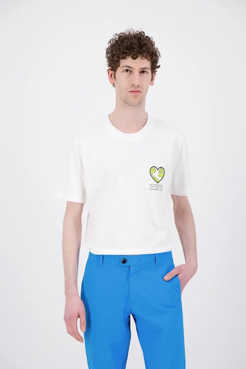 Tee-shirt coton bio japonais acid green earth