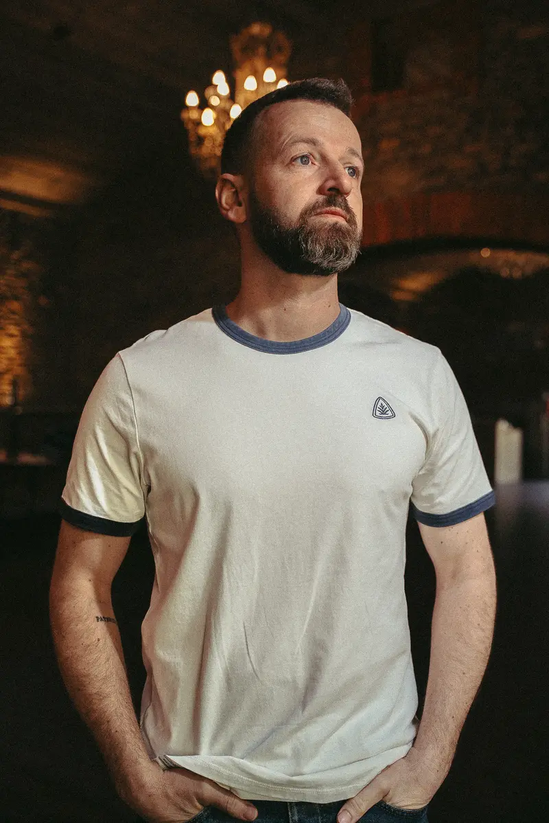 Tee-shirt roanne vintage marine