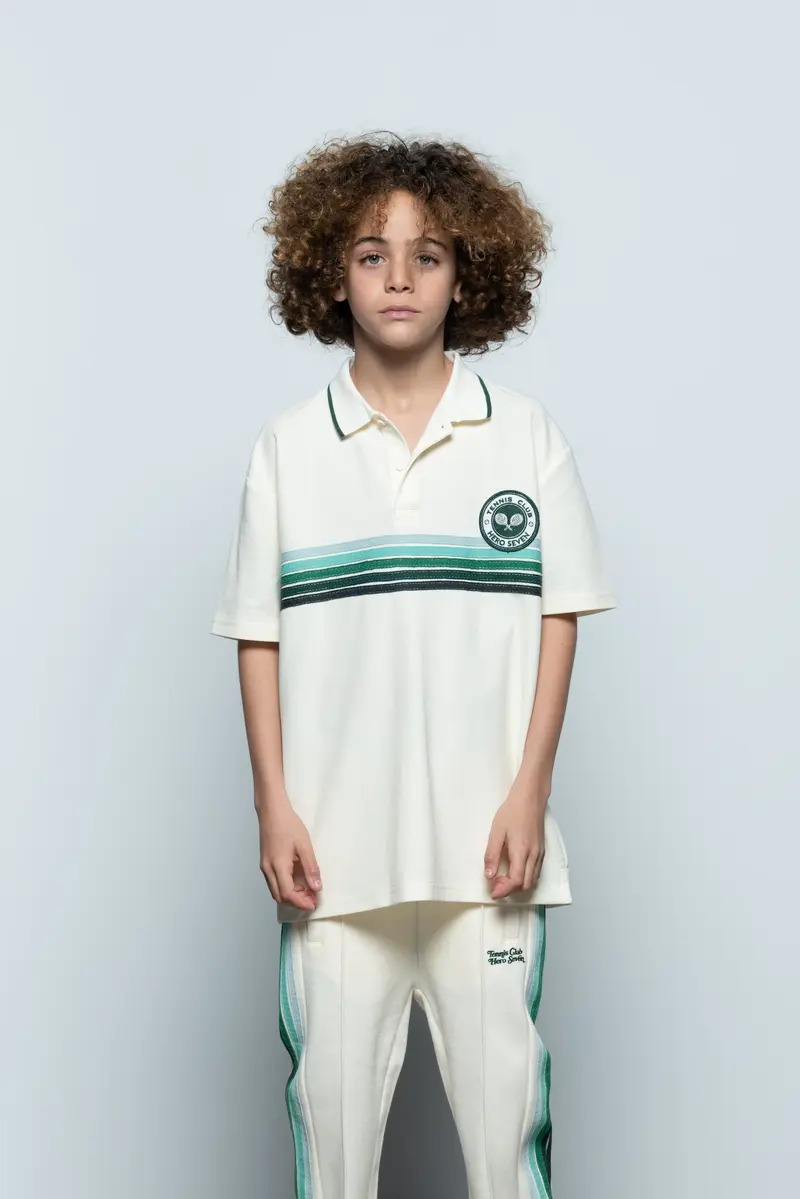 TENNIS POLO KID - PRISTINE